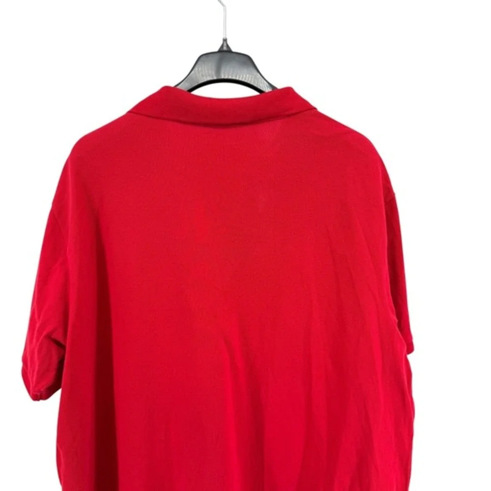Polo Ralph Lauren Mens 3XB Pre-Owned‎ Red Classic Fit Short Sleeve Polo Shirt